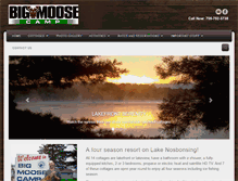 Tablet Screenshot of bigmoosecamp.com